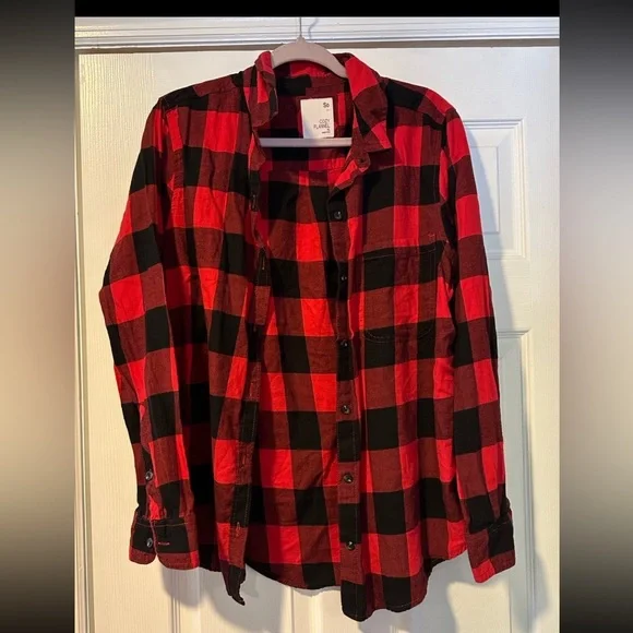 SO Juniors Cozy Plaid Flannel Size XL - Picture 1 of 5